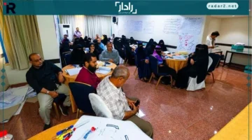 فريق البرنامج السعودي يتابع تدريب الشهادات الدولية المهنية في التدريس بعدن